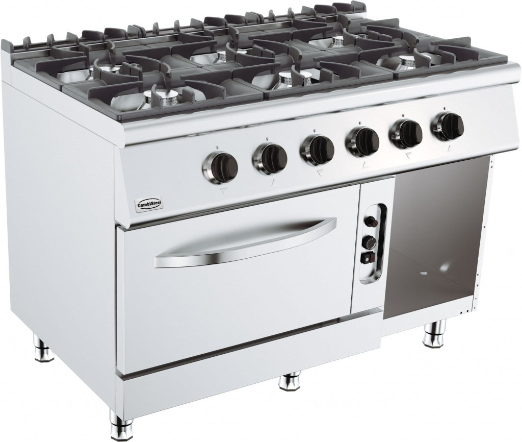 Combisteel 6-Burner Professional Gas Oven Range - Model 7178.0420