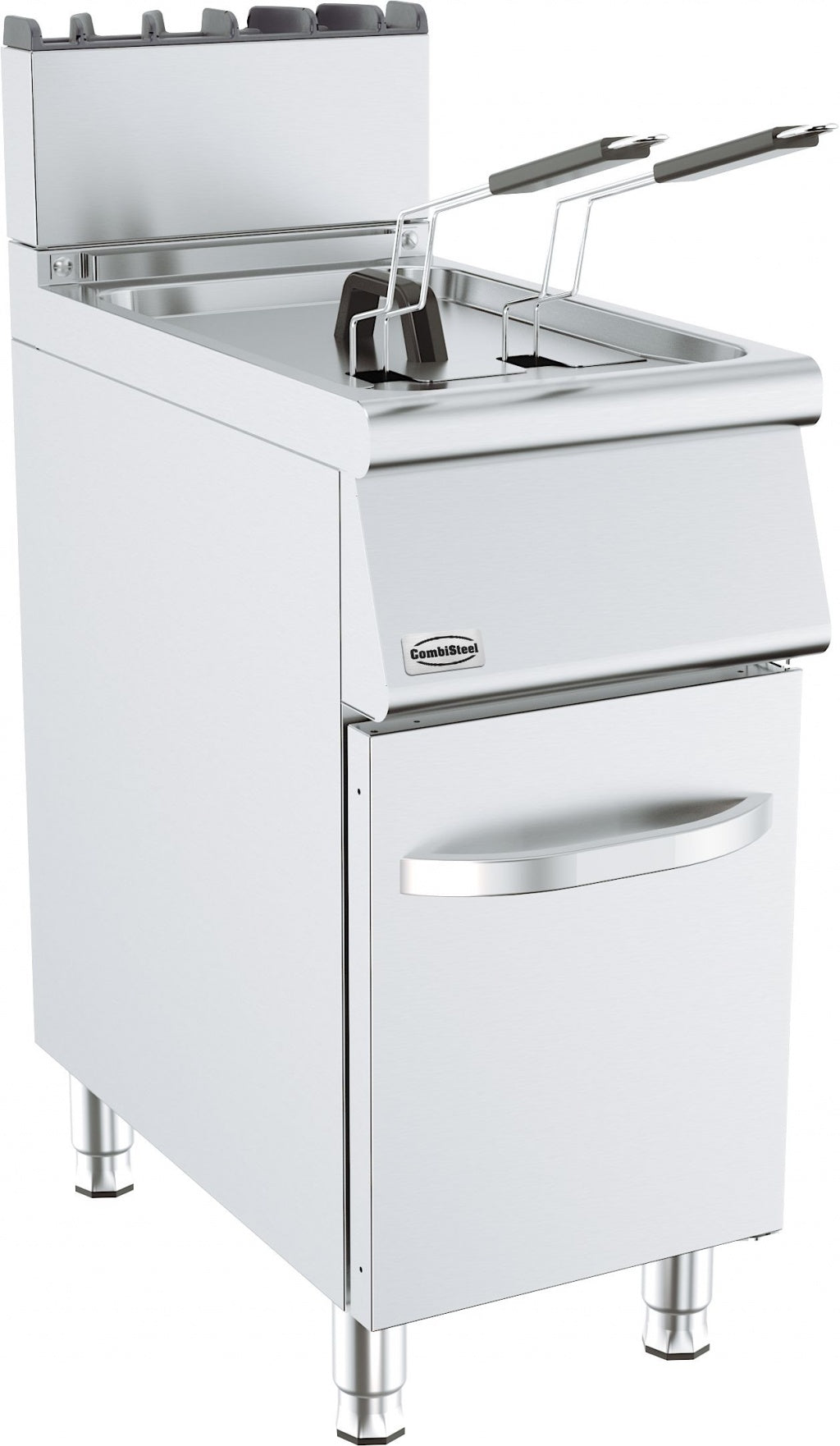 Dual Basket Gas Fryer with 15L Single Tank - Combisteel Model 7178.0510
