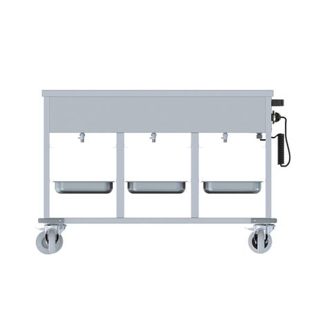 Commercial Catering Equipment - Bain-marie Trolley 3/1.