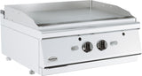 Elevate Your Cooking Experience with the Combisteel 800mm Wide Gas Countertop Frying Griddle - Dual Burner Design