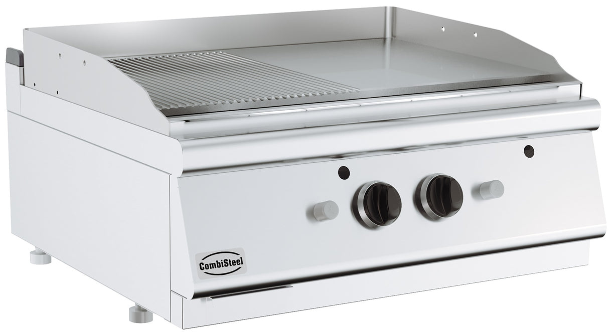 Combisteel Base 700 Gas Fry Top Chrome/Grooved