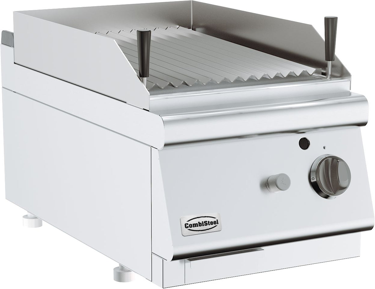 Introducing the Combisteel 700 Gas Lava Stone Grill – Model 7178.0275: Your Ultimate Outdoor Cooking Companion!