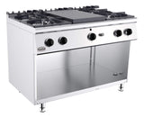 Versatile Combisteel 4-Burner Gas Stove with Sturdy Solid Top - Model 7178.0585