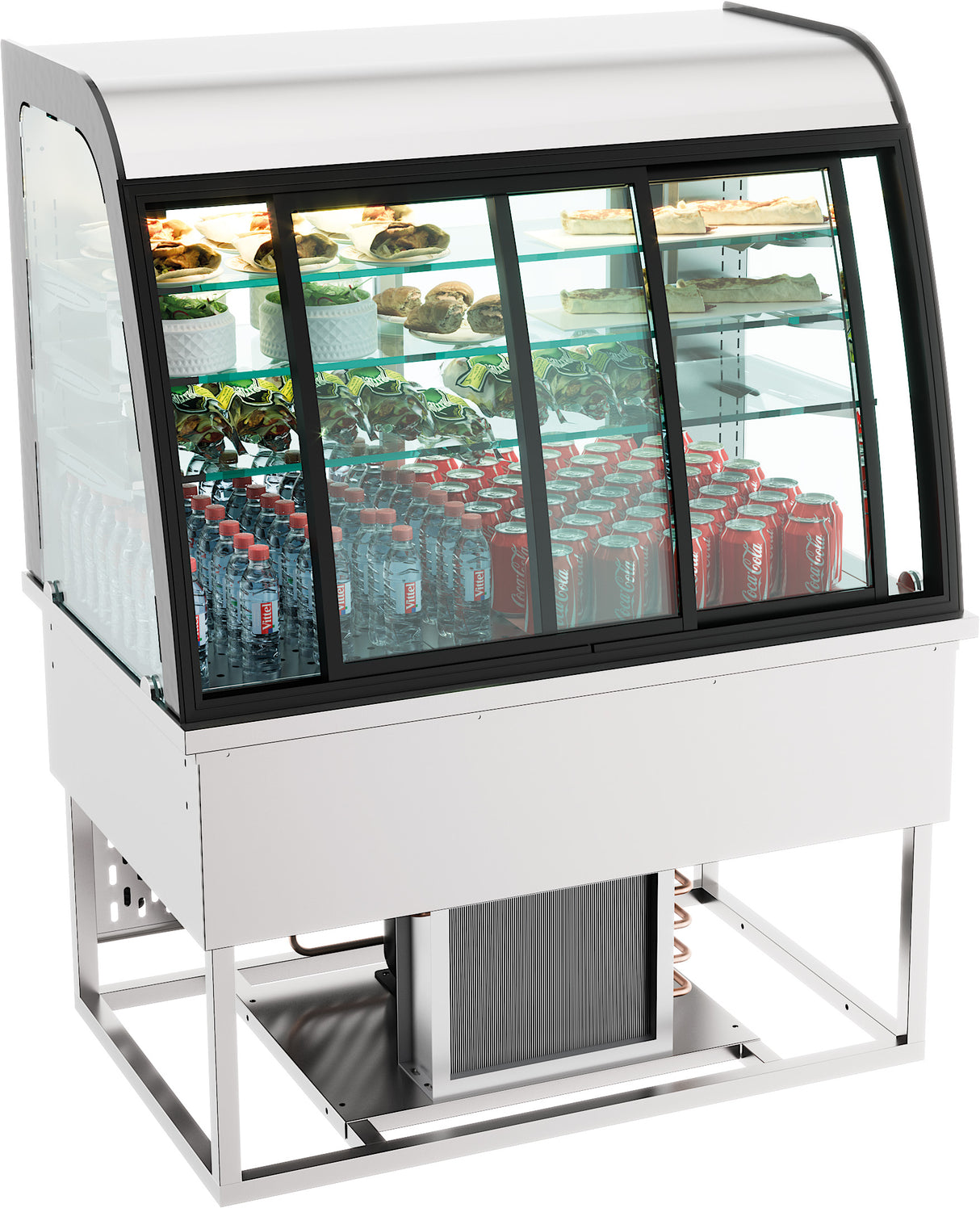 Combisteel Drop In Refrigerated Display 140 L Sliding Doors