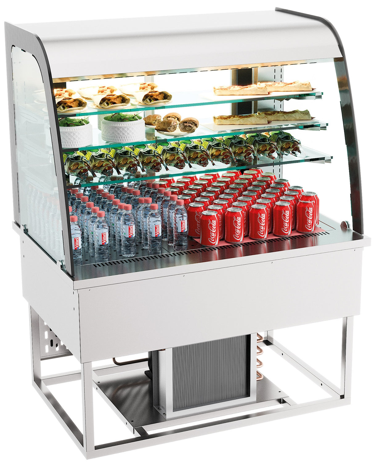 Combisteel Drop In Refrigerated Display 140 L Open Front