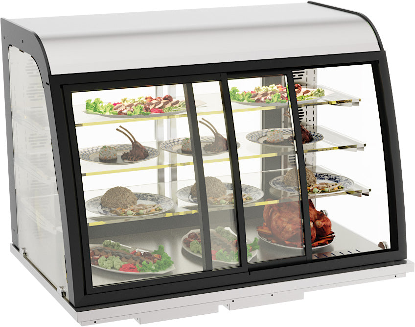 Combisteel Drop In Heated Display 140 L Sliding Doors