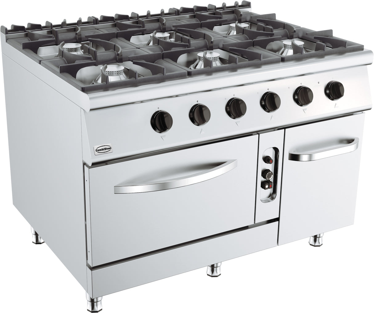 Combisteel Base 900 Gas Stove 6 Bu. With Gas Oven