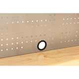 Heavy Duty Steel Rolling Tool Chest With Wooden Worktop 15 Drawers 3 Overhead Cabinets 1978x510x1828mm Stainless Steel | 722038 Apsilver