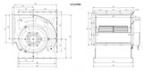 Powerful Combisteel 6000 m³/h Centrifugal Kitchen Extractor Fan - Model 7225.0105