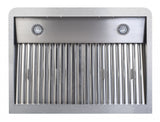 Premium Combisteel 1200mm Deep Extraction Hood with Motor, Filters, and LED Lighting - Model 7227.0010
