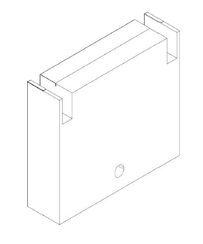 Combisteel Kit To Convert Straddle Type Unit To Wall Mounted Unit 250 100