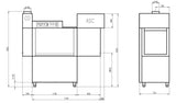 Enhance Your Kitchen Efficiency with the Combisteel Pl Rack Conveyor Dishwasher - Model ASC 7280.0095