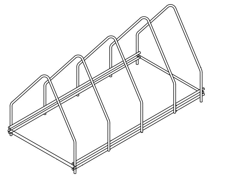 Premium Stainless Steel Tray Rack by Combisteel - Model 4 - 7280.0120