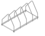 Premium Stainless Steel Tray Rack by Combisteel - Model 4 - 7280.0120