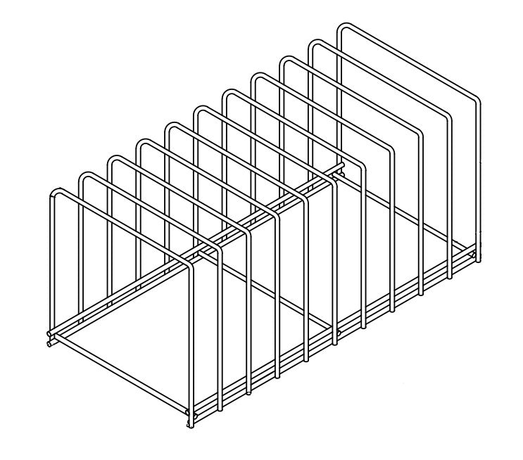 Premium Stainless Steel Tray Rack by Combisteel - Model 10 - 7280.0130