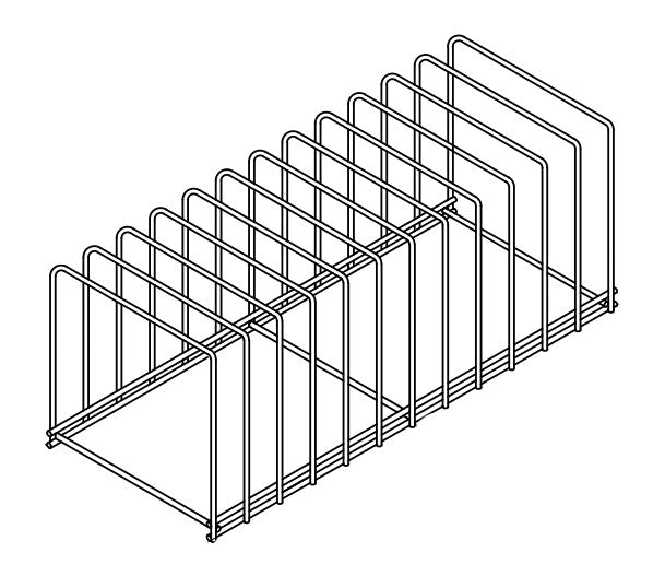 Premium Stainless Steel Tray Rack by Combisteel - 12 Capacity Model 7280.0135