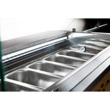 Stylish Combisteel Mobile Gelato Display Cart - Perfect for Ice Cream Lovers!