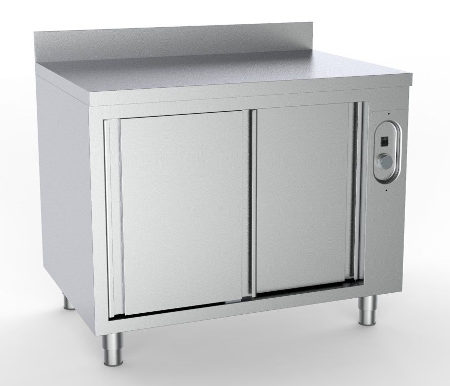 Premium 1200mm Wide Heated Warming Cupboard with Upstand by Combisteel - Model 7333.0314