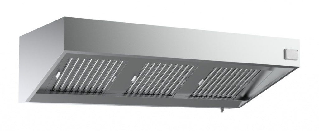 Premium 1600mm Wide Combisteel Deep Extraction Hood with Powerful Motor, Filters, and Energy-Efficient LED Lights - Model 7333.1110