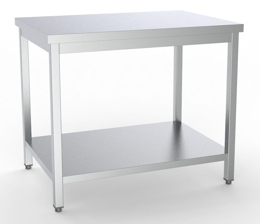 Enhance Your Workspace with the Combisteel 600 Flat Packed Worktable Bottom Shelf - Model 2000 - 7333.0074