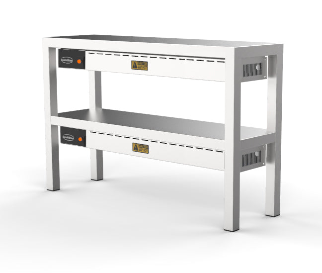 Combisteel Overshelf Ceramic Heated 2 Level 1000 6 Heaters Of 250 W