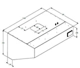 Elevate Your Kitchen with the Combisteel 1200mm Stainless Steel Wall-Mounted Extraction Hood - Complete Unit for Optimal Performance!