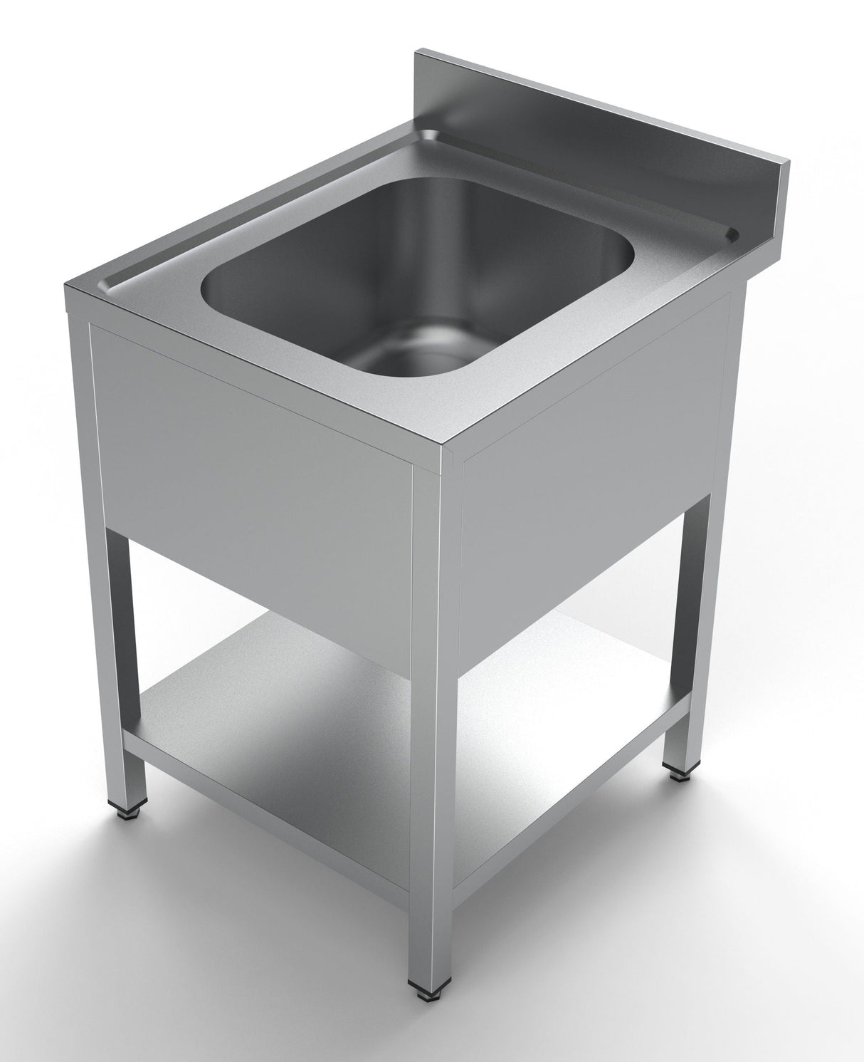 Premium 600mm Wide Combisteel Stainless Steel Single Bowl Sink - Model 7333.0810