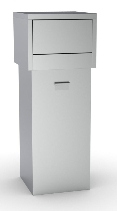 Sleek 80L Stainless Steel Waste Bin by Combisteel - Model 7333.1000