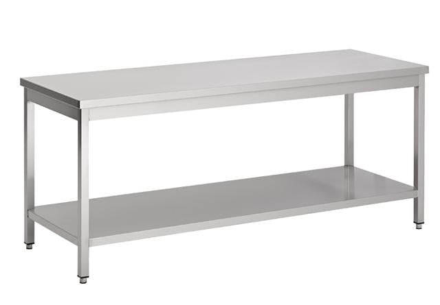 Premium Combisteel 600 Worktable with Convenient Flat Packed Bottom Shelf - Model 800 - 7333.1510