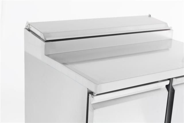 Elevate Your Culinary Experience with the Combisteel 2-Door Pizza Prep Counter Saladette Fridge – Featuring 5 x 1/6 GN Capacity