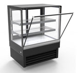 Stylish 190L Combisteel Flat Glass Deli Display Fridge - Perfect for Showcasing Your Delicacies
