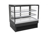 Stylish 257L Combisteel Flat Glass Deli Display Refrigerator - Model 7450.0825