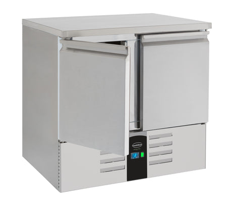 Commercial Refrigerated Counter - Refrigerated Counter 2 Doors Energy Line Equipped With Evaporator