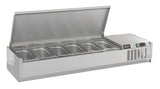 Premium Stainless Steel Refrigerated Countertop with 1/4 GN Capacity by Combisteel - Model 7450.0025