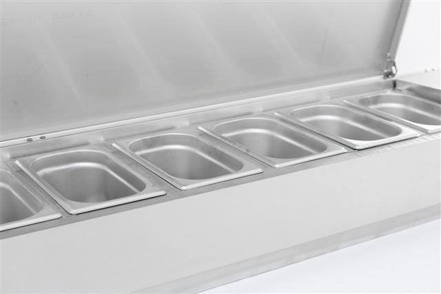 Premium Stainless Steel Refrigerated Countertop with 1/4 GN Capacity by Combisteel - Model 7450.0025