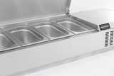 Premium Stainless Steel Refrigerated Countertop with 1/4 GN Capacity by Combisteel - Model 7450.0025