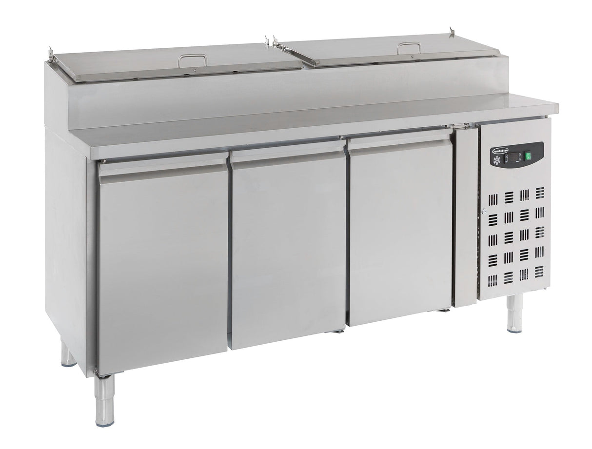 Combisteel 3-Door Saladette with 8 x 1/3 GN Containers - Model 7450.0104