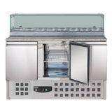 Stylish Combisteel 3-Door Pizza Counter - Model 7450.0220