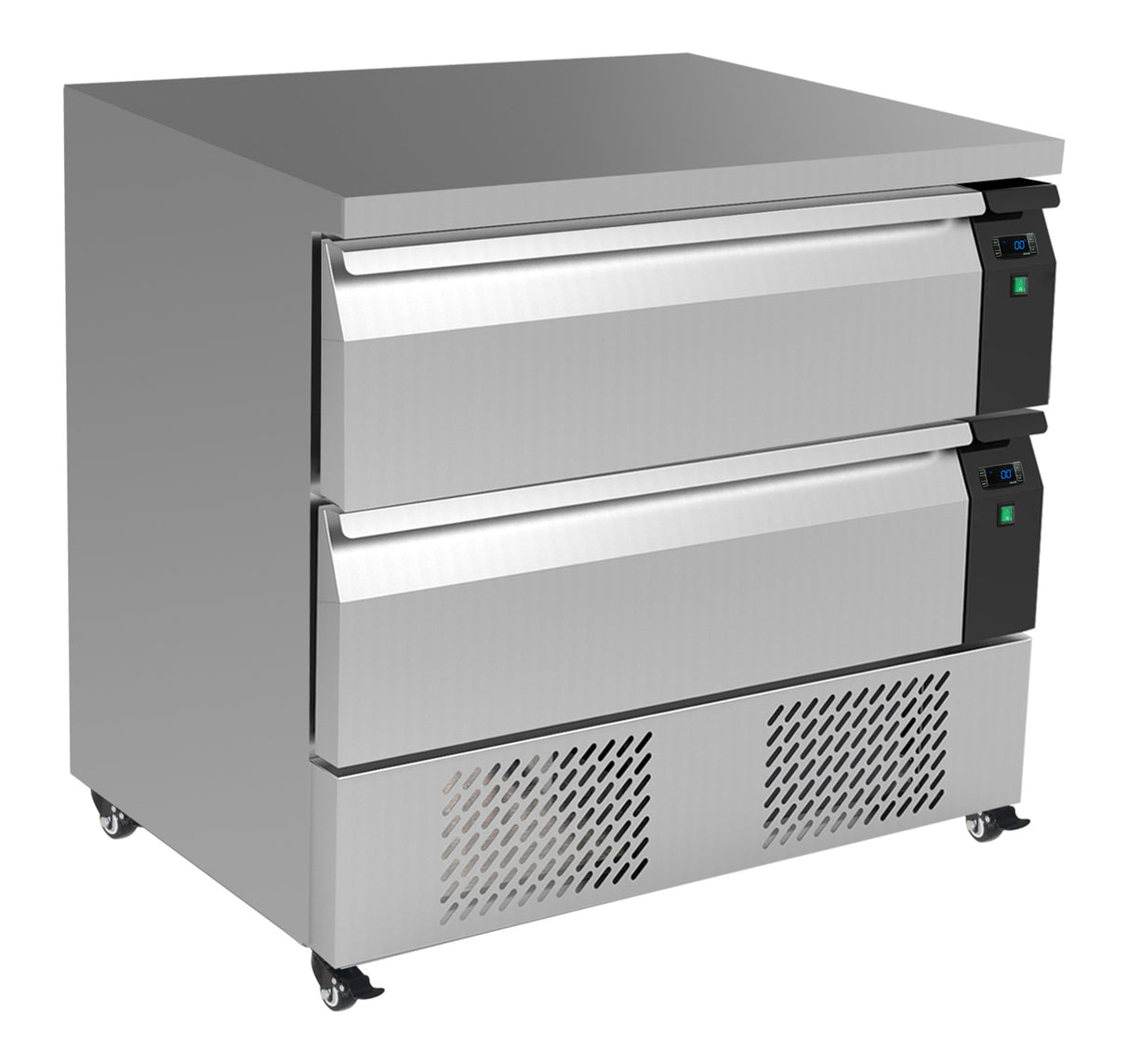 Combisteel Refrigerated/Freezer Counter 2 Drawers 4 X 1/1 Gn