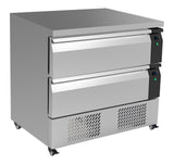 Combisteel Refrigerated/Freezer Counter 2 Drawers 4 X 1/1 Gn
