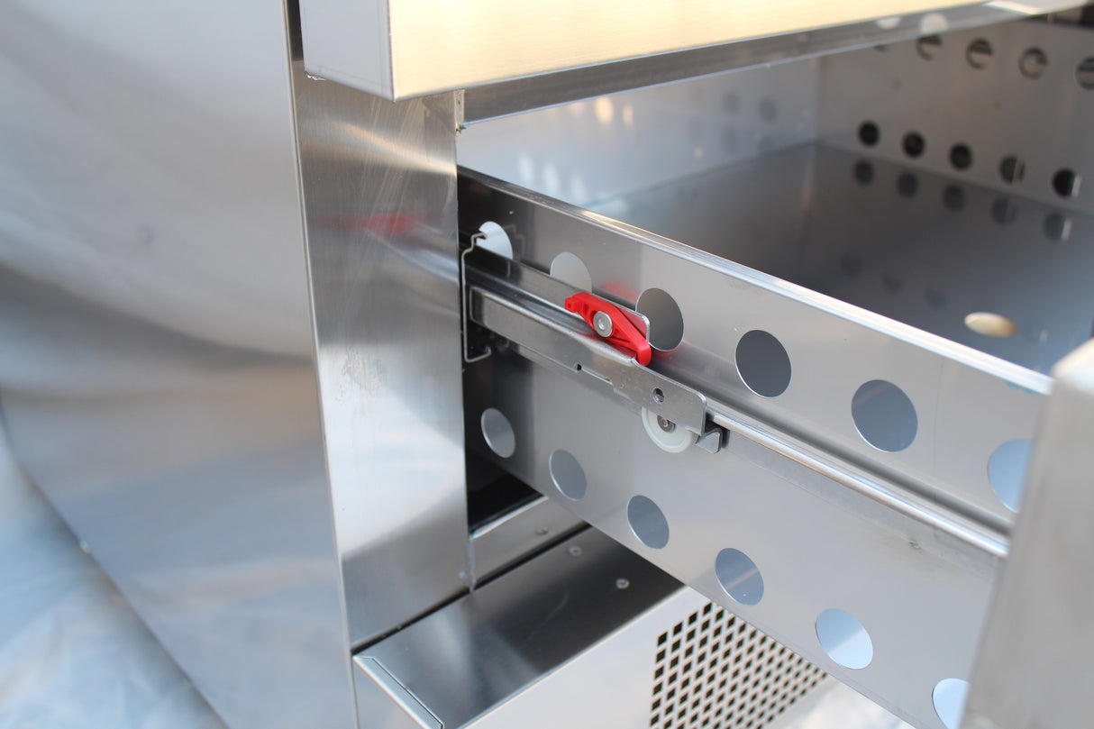 Combisteel Refrigerated/Freezer Counter 2 Drawers 4 X 1/1 Gn