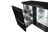 Combisteel Barcooler Black 1 Door And 2 Drawers