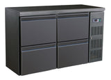 Combisteel Barcooler Black 4 Drawers