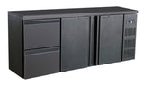 Combisteel Barcooler Black 2 Doors And 2 Drawers