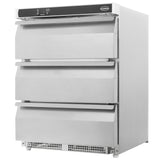 Commercial Catering Equipment - Refrigerator Ss 3 Drawers