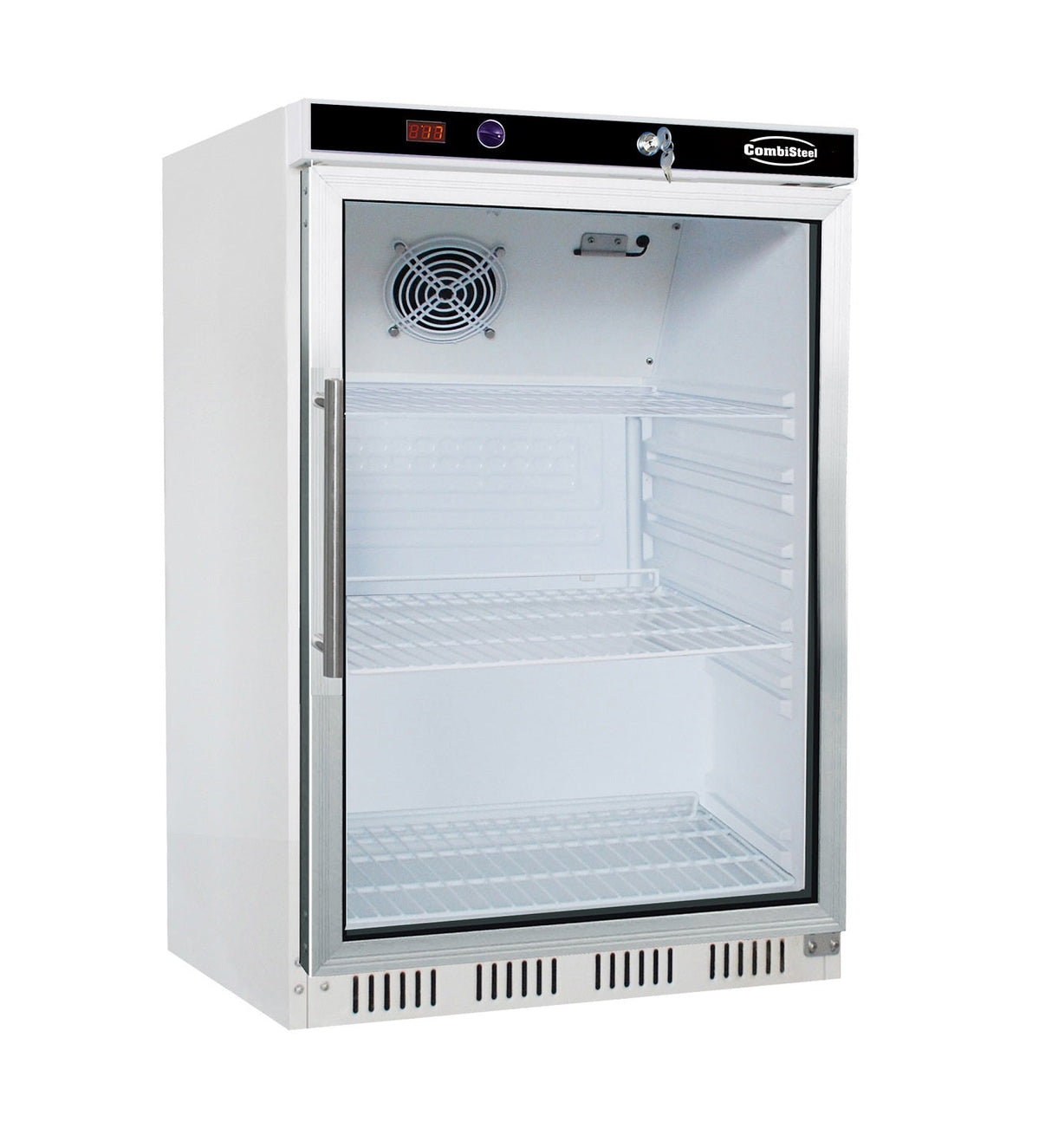 Sleek Combisteel Glass Door Refrigerator - Model 7450.0552