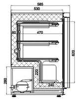 Sleek Stainless Steel Single-Door Freezer by Combisteel - Model 7450.0565