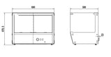 Combisteel 174L Hot Display Case - Elevate Your Food Presentation!