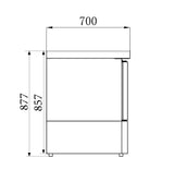 Premium 1-Door Refrigerated Counter by Combisteel - Model 7450.0730