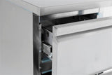 Sleek Combisteel Refrigerated Counter with 2 Spacious Drawers - Model 7450.0735